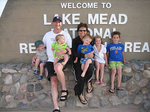 Lake Mead with Grandchildren